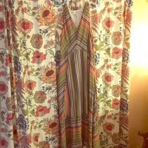 Long silk summer dress